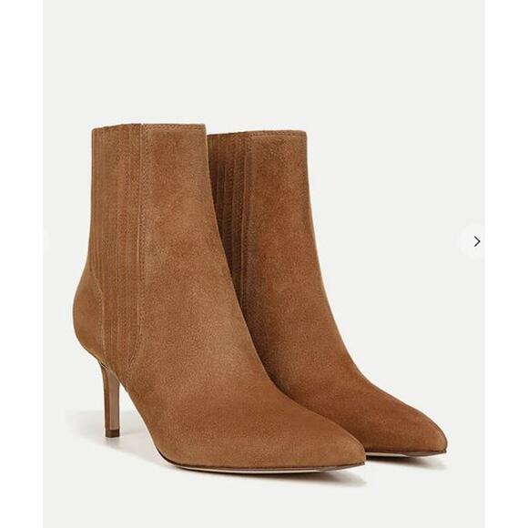 Veronica BEARD WONDER WOMAN™ LISA STILETTO-HEEL BOOTIE Boots NIB 498 8.5 Sand - Picture 1 of 11